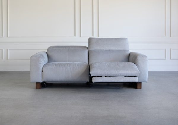 Wendy Sofa in Grey, Front, Recline