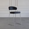 Claude Counter Stool, Black, Angle