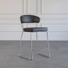 Claude Counter Stool, Dark Grey, Angle