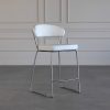 Claude Counter Stool, White, Angle