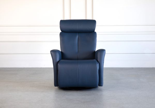 Cobra Recliner in Midnight, Front