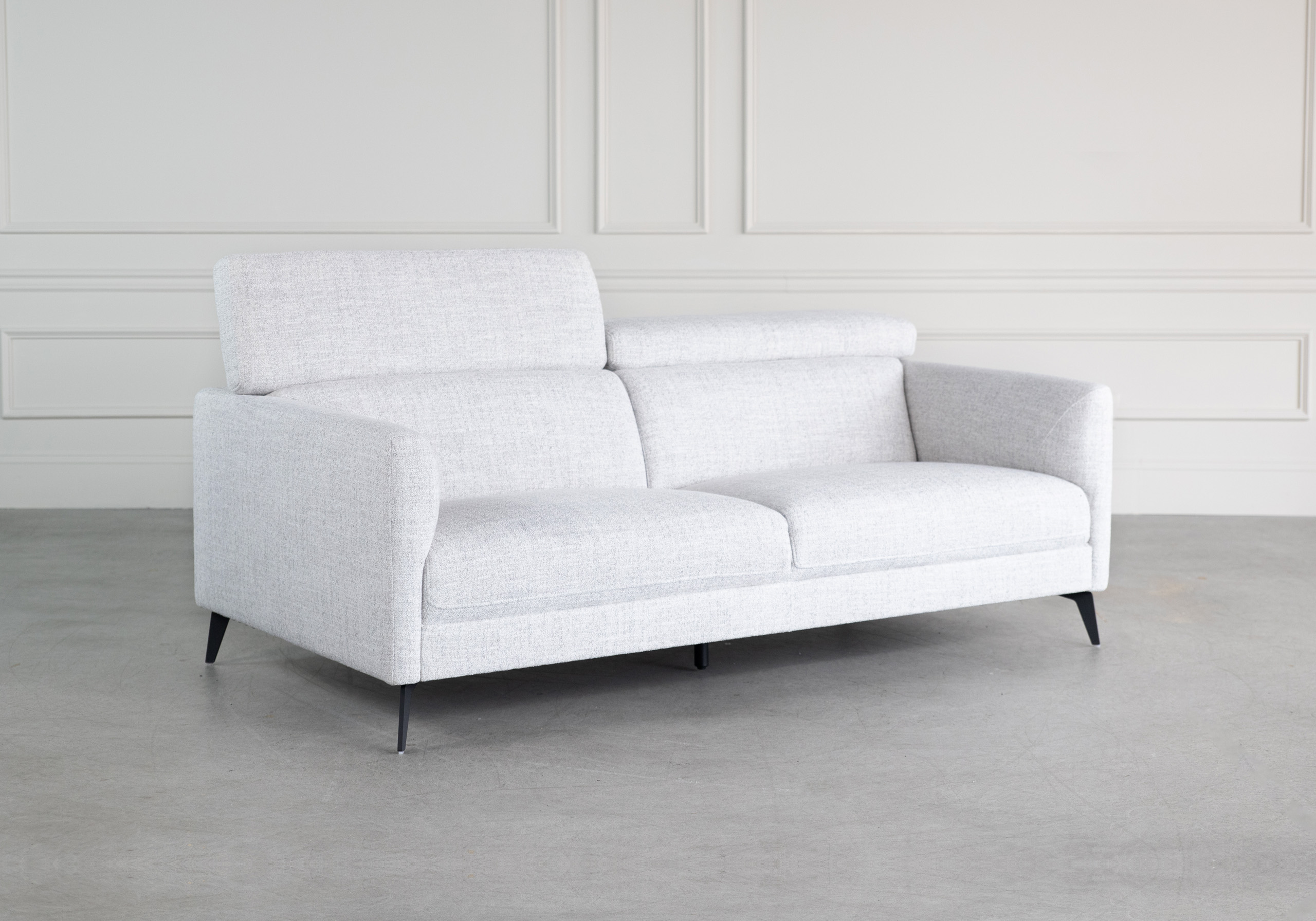 Marki Sofa L.Grey A303 Angle Headrest Up Marki Sofa L.Grey A303 Angle Headrest Up