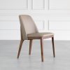 Parma Dining Chair in Mocha, Angle
