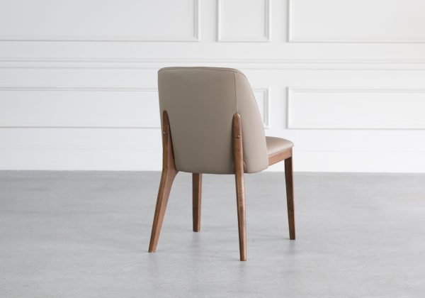 Parma Dining Chair in Mocha, Back
