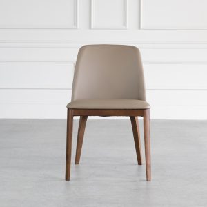 Parma Dining Chair in Mocha, Front