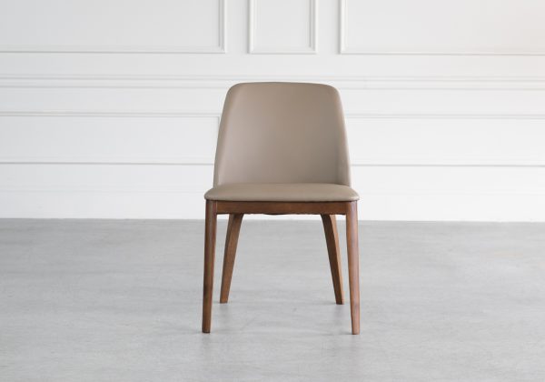 Parma Dining Chair in Mocha, Front