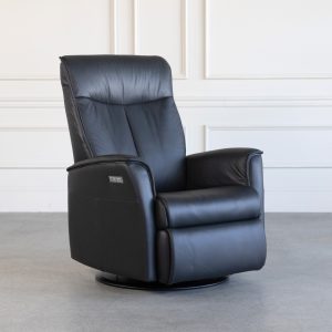 Sirius Recliner in Onyx, Angle