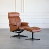 Sterling Recliner in Cognac, Angle