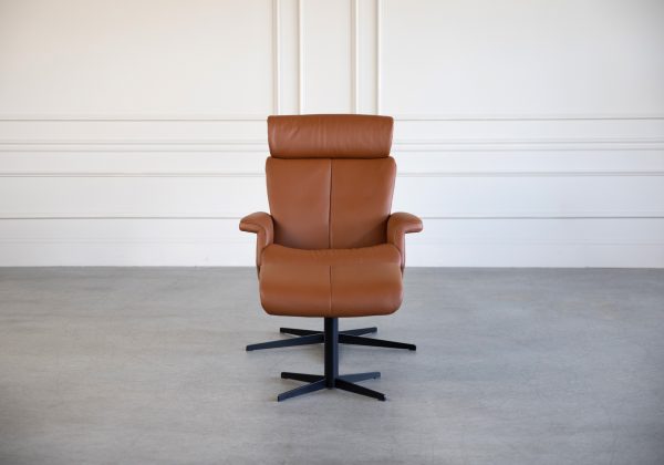 Sterling Recliner in Cognac, Front