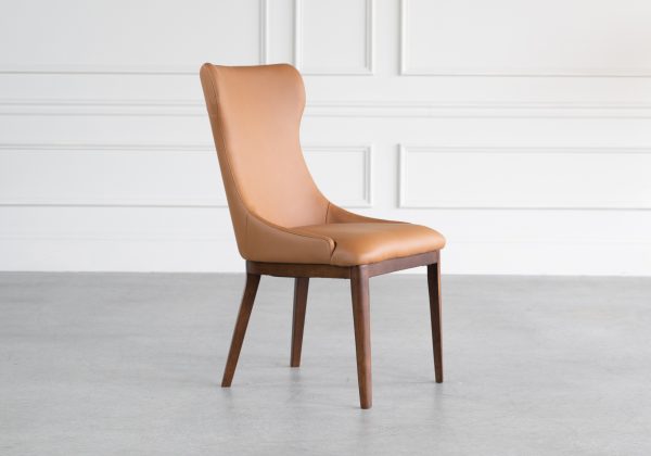 Louise Dining Chair in Honey, Angle
