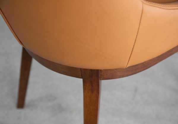 Louise Dining Chair in Honey, Detail