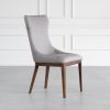 Louise Dining Chair in Smoke, Angle