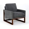 Mateo Chair in Fog, Angle