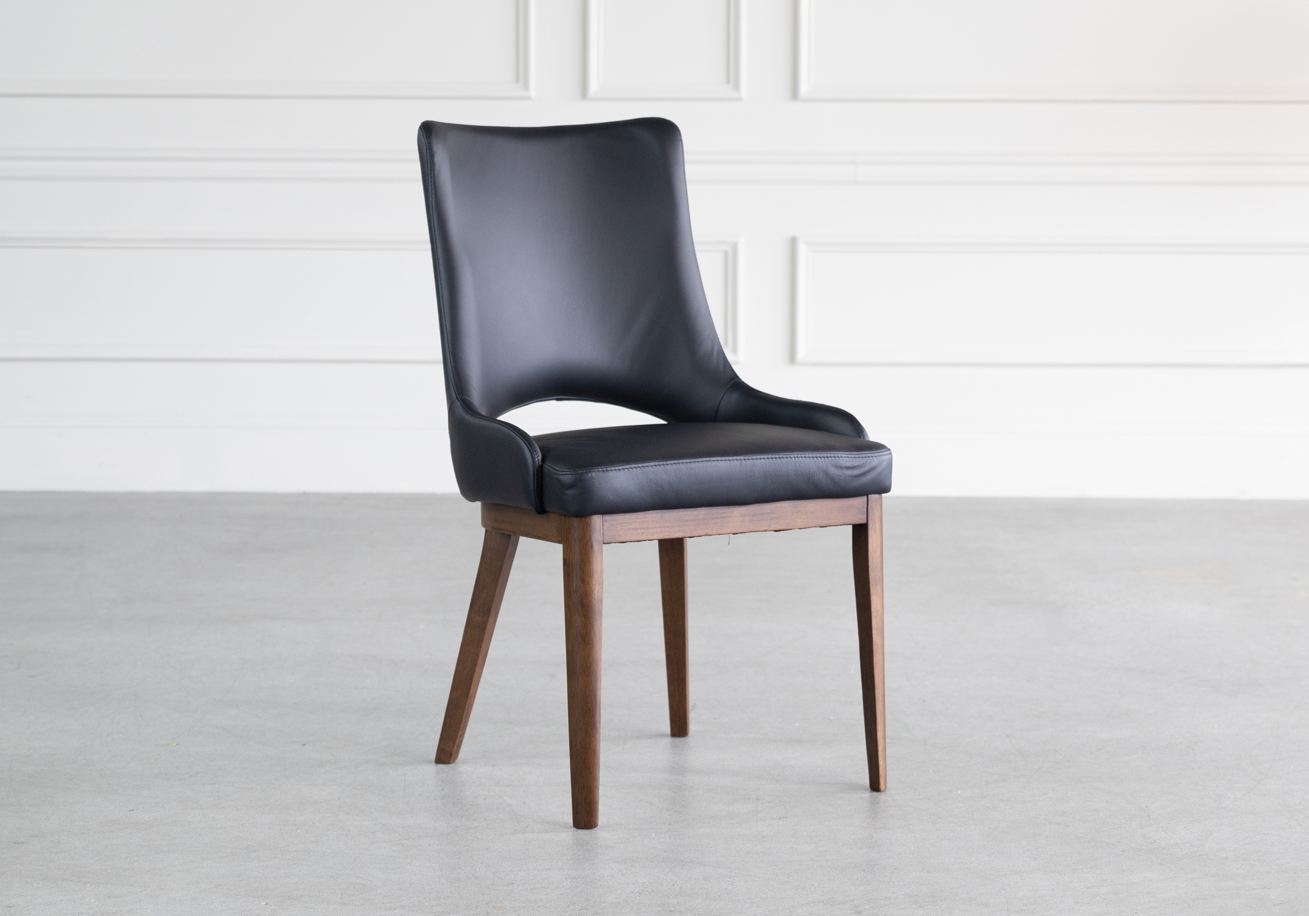 Modena Dining Chair Black Angle