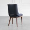 Moderna Dining Chair in Black, Back