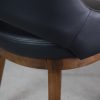 Moderna Dining Chair in Black, Detail