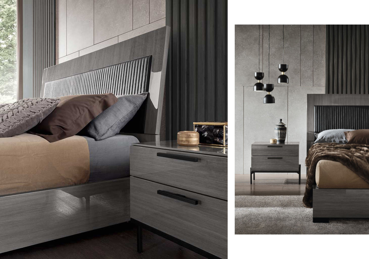 Novecento Nightstand Style 2 Angle