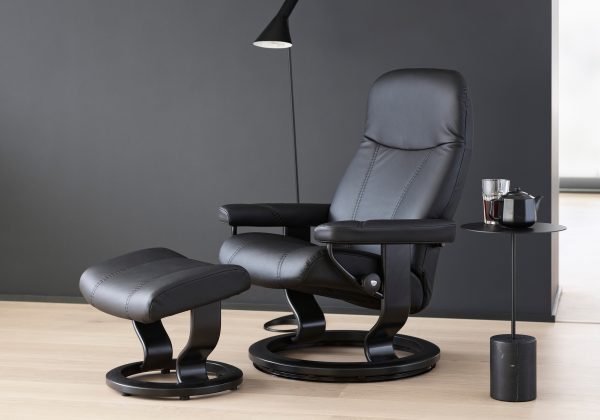 Stressless Consul Classic Recliner Black