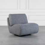 Dublin Swivel Fabric Accent Chair