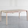 Spot Dining Table, Oak, Angle