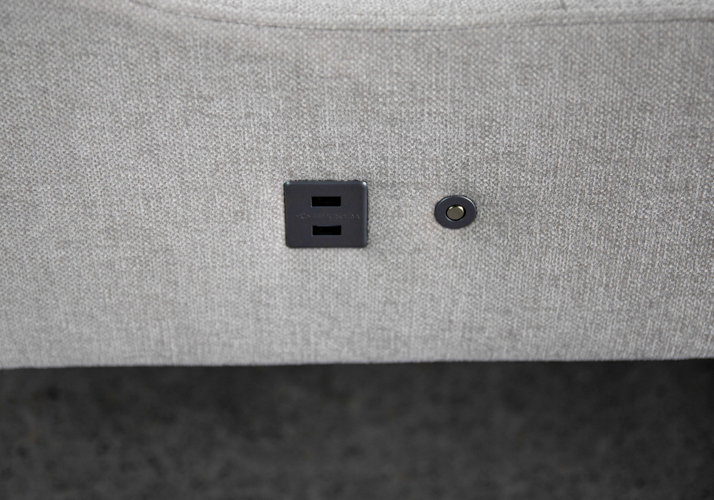 Lana Bed White Usb port Lana Bed White Usb port
