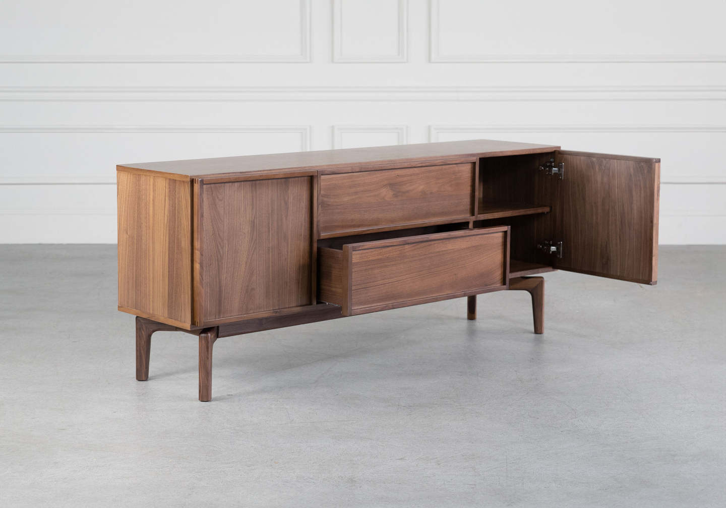 Sevier Sideboard - Angle Open