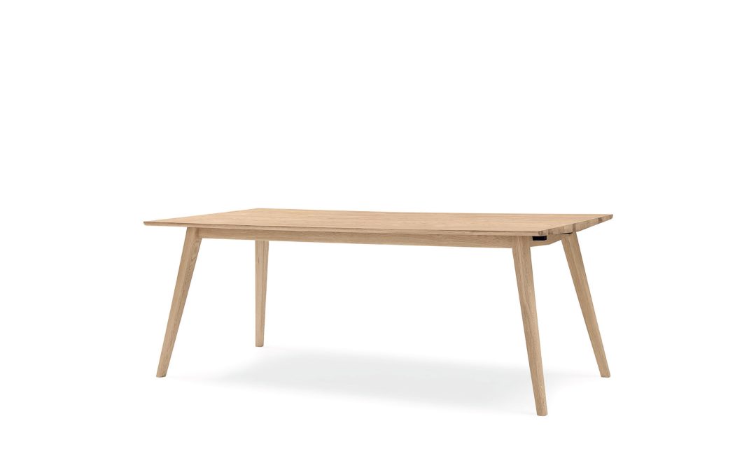 Dove Solid Oak Extendable Wood Dining Table