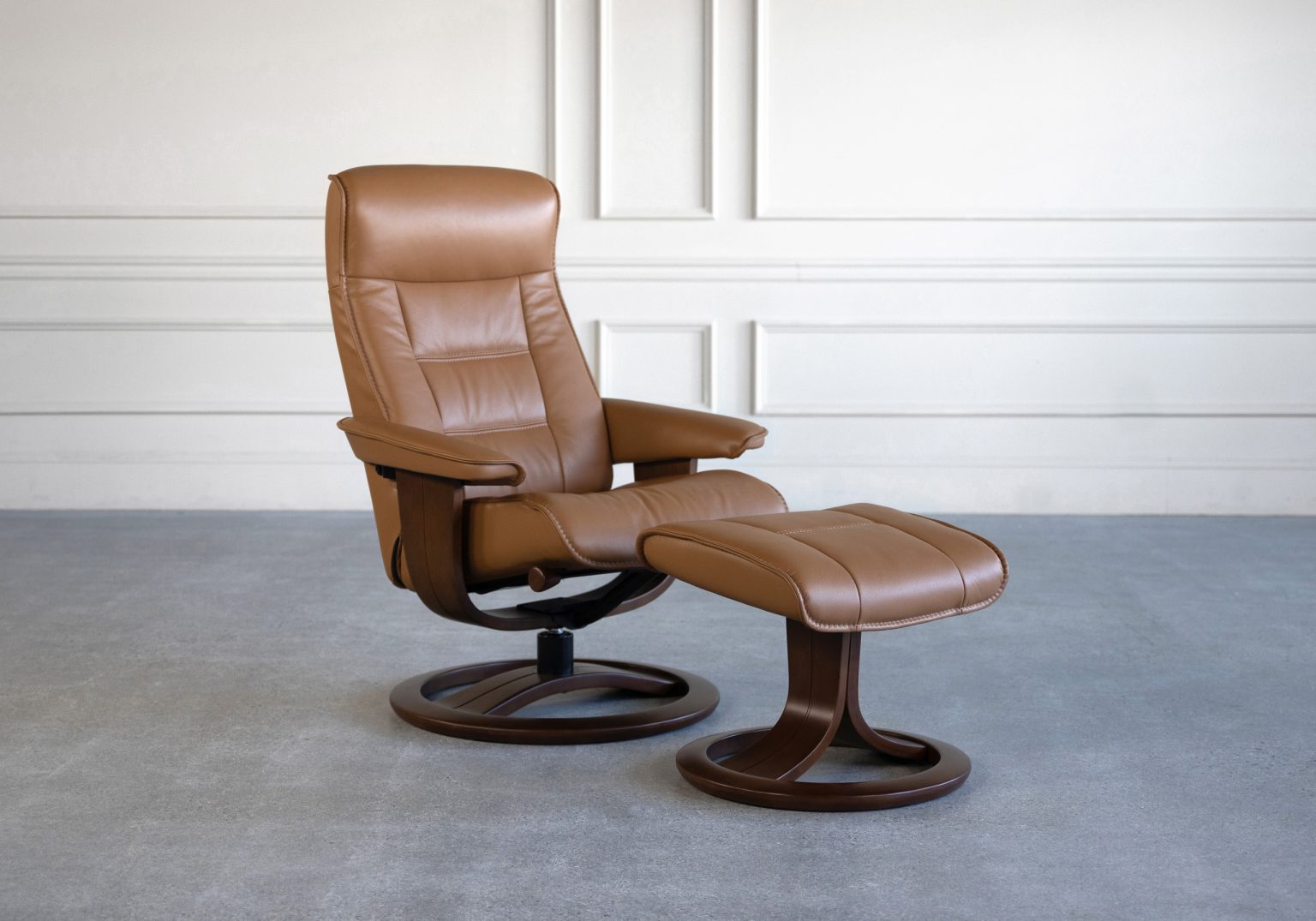 Bravo Recliner Almond Angle