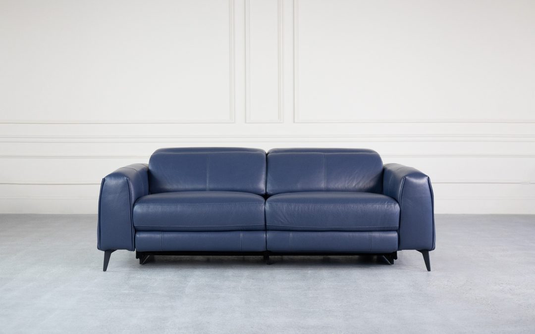 Harper Leather Power Reclining Sofa