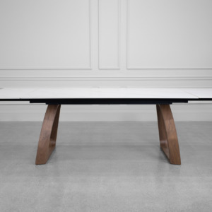 Malta Ceramic White X-Matte Dining Table - 2 Malta Ceramic White X-Matte Dining Table - 2