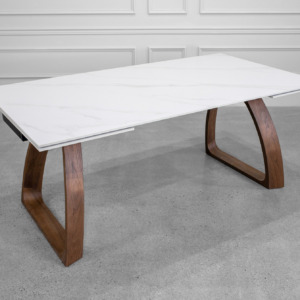 Malta Ceramic White X-Matte Dining Table Malta Ceramic White X-Matte Dining Table