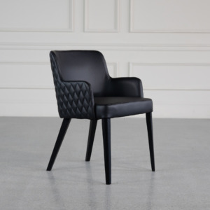 Selena Armchair Black Angle Selena Armchair Black Angle