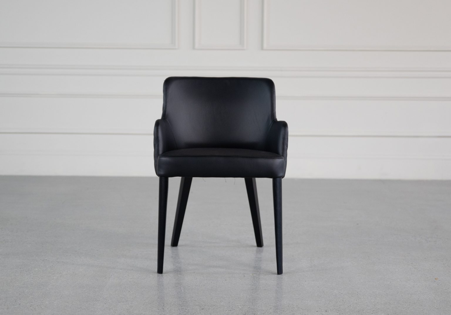 Selena Armchair Black Front