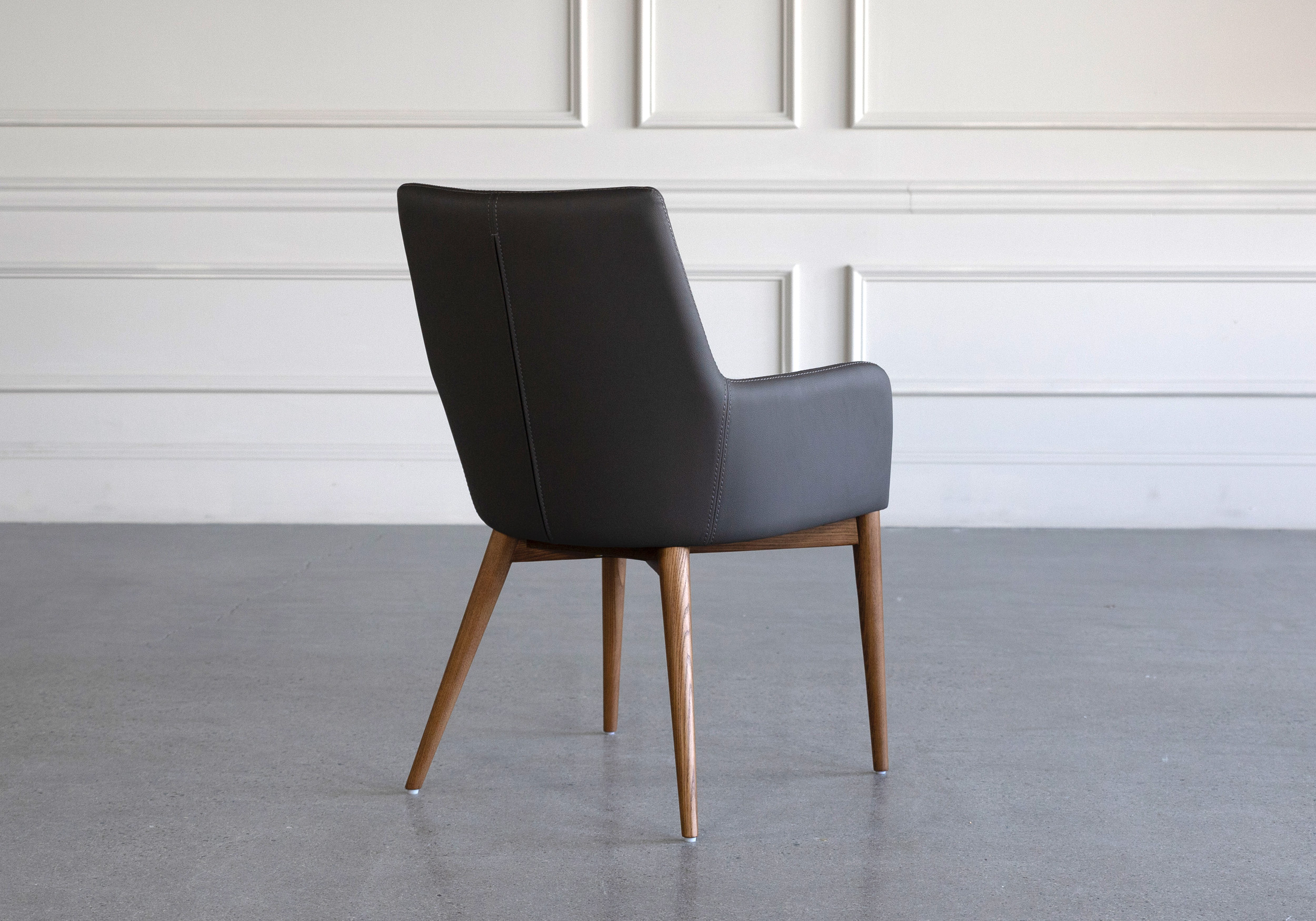 Vista Armchair Grey PU Back Vista Armchair Grey PU Back