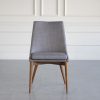 Vista Dining Chair Light Grey - Front