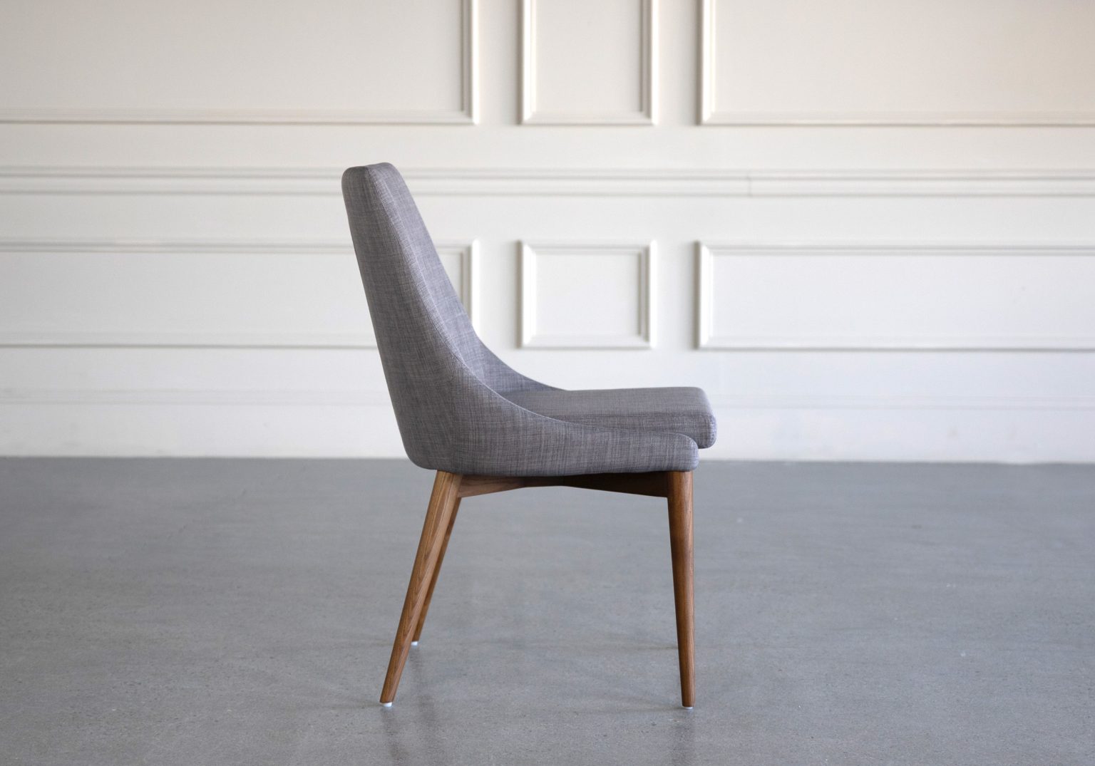 Vista Dining Chair Light Grey - Side