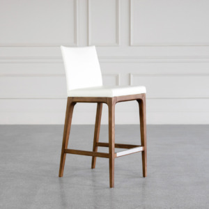 dexter white walnut counter stool angle dexter white walnut counter stool angle