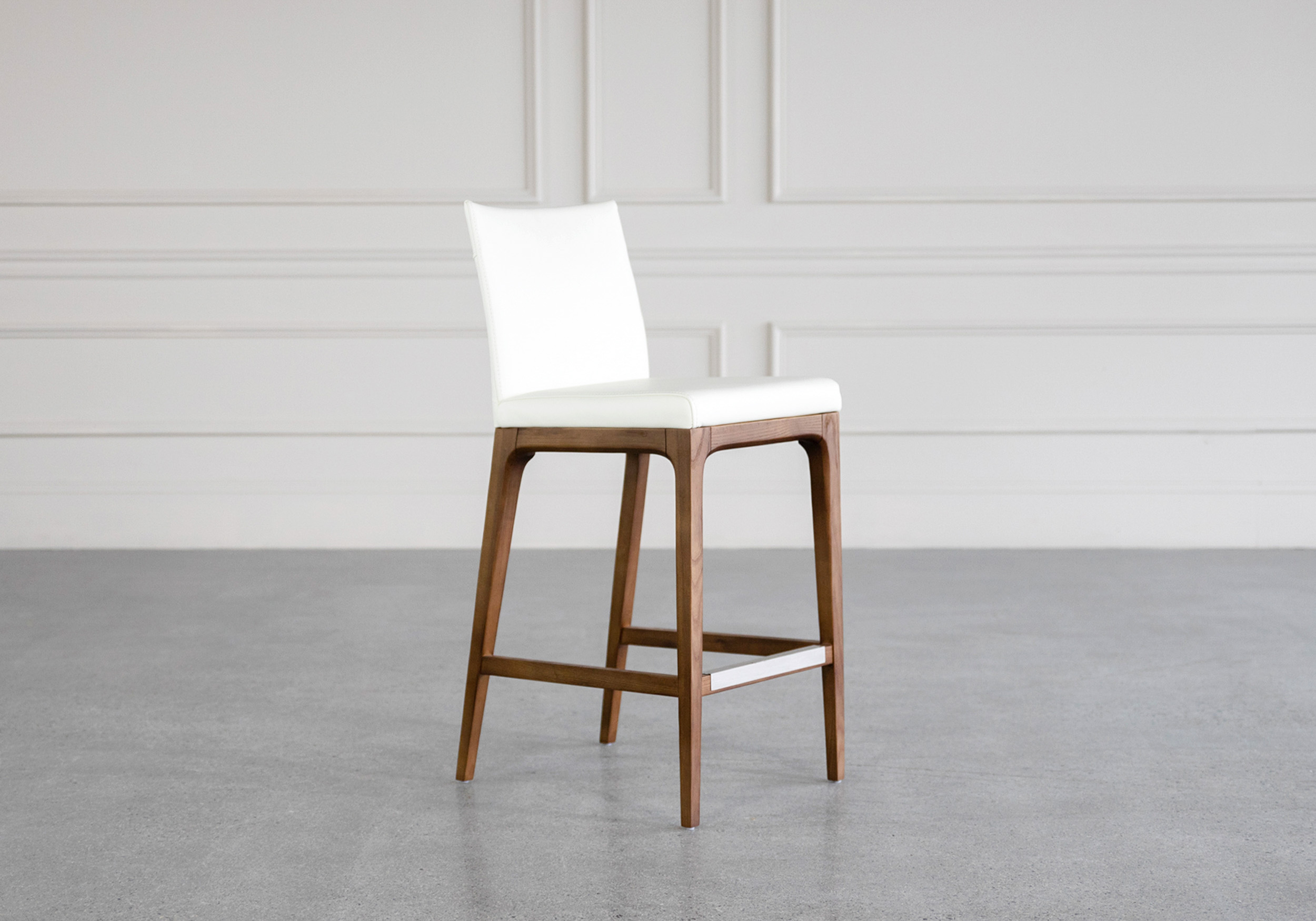 dexter white walnut counter stool angle dexter white walnut counter stool angle