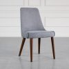 lainy london fabric dining chair angle