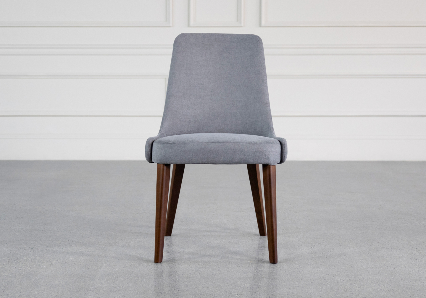 lainy london fabric dining chair front