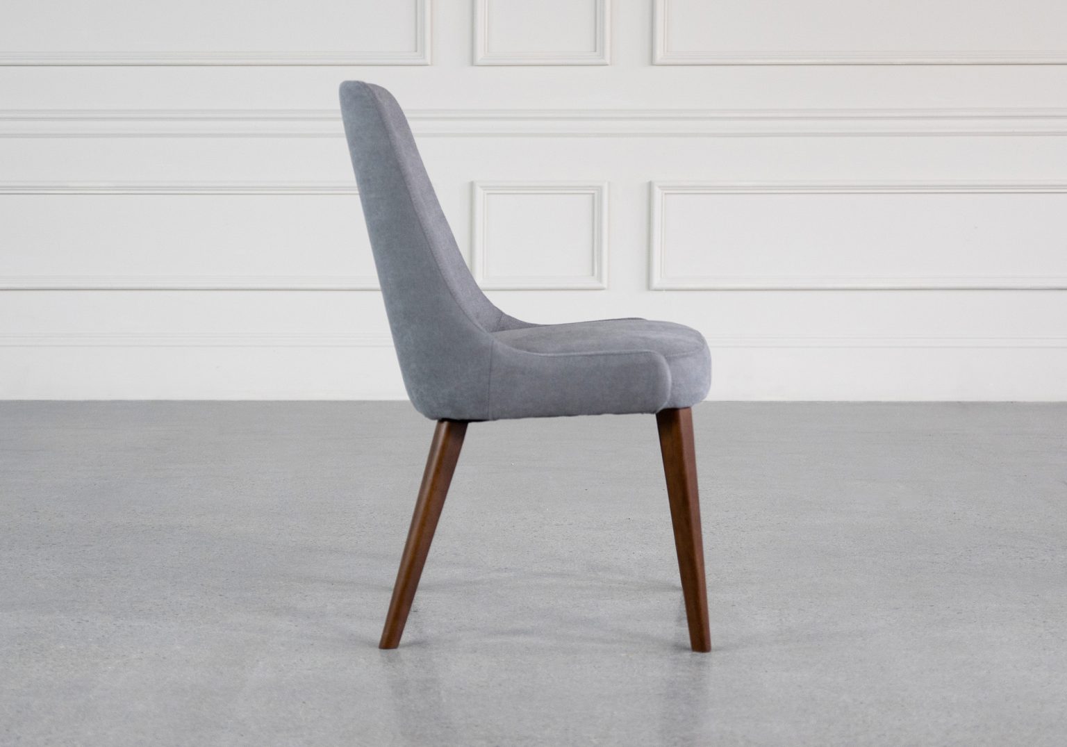 lainy london fabric dining chair side