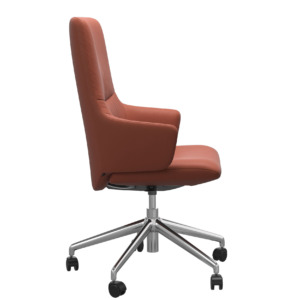 Mint Office Highback with Arms Paloma Henna Side Mint Office Highback with Arms Paloma Henna Side