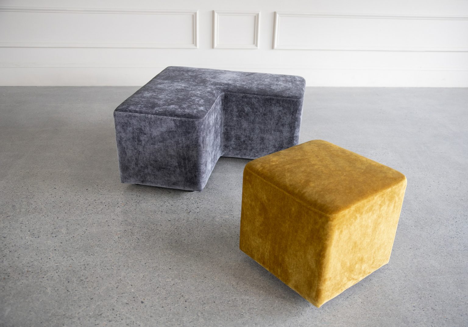 cube fabric ottoman 2