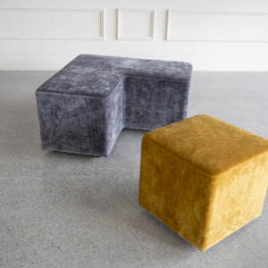 cube fabric ottoman 2 cube fabric ottoman 2