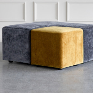 cube fabric ottoman angle cube fabric ottoman angle