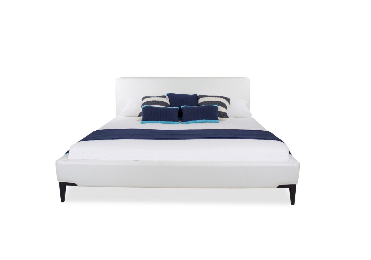 Alice Bed White Vinyl Front