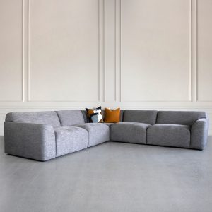 Galway Sectional, Light Grey, Featured