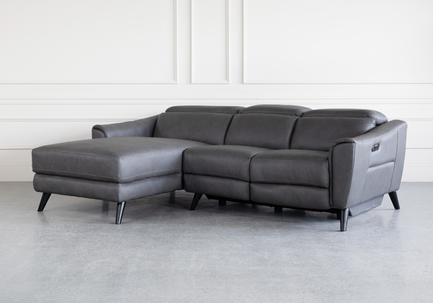 Valencia Sectional Dark Grey Angle SL