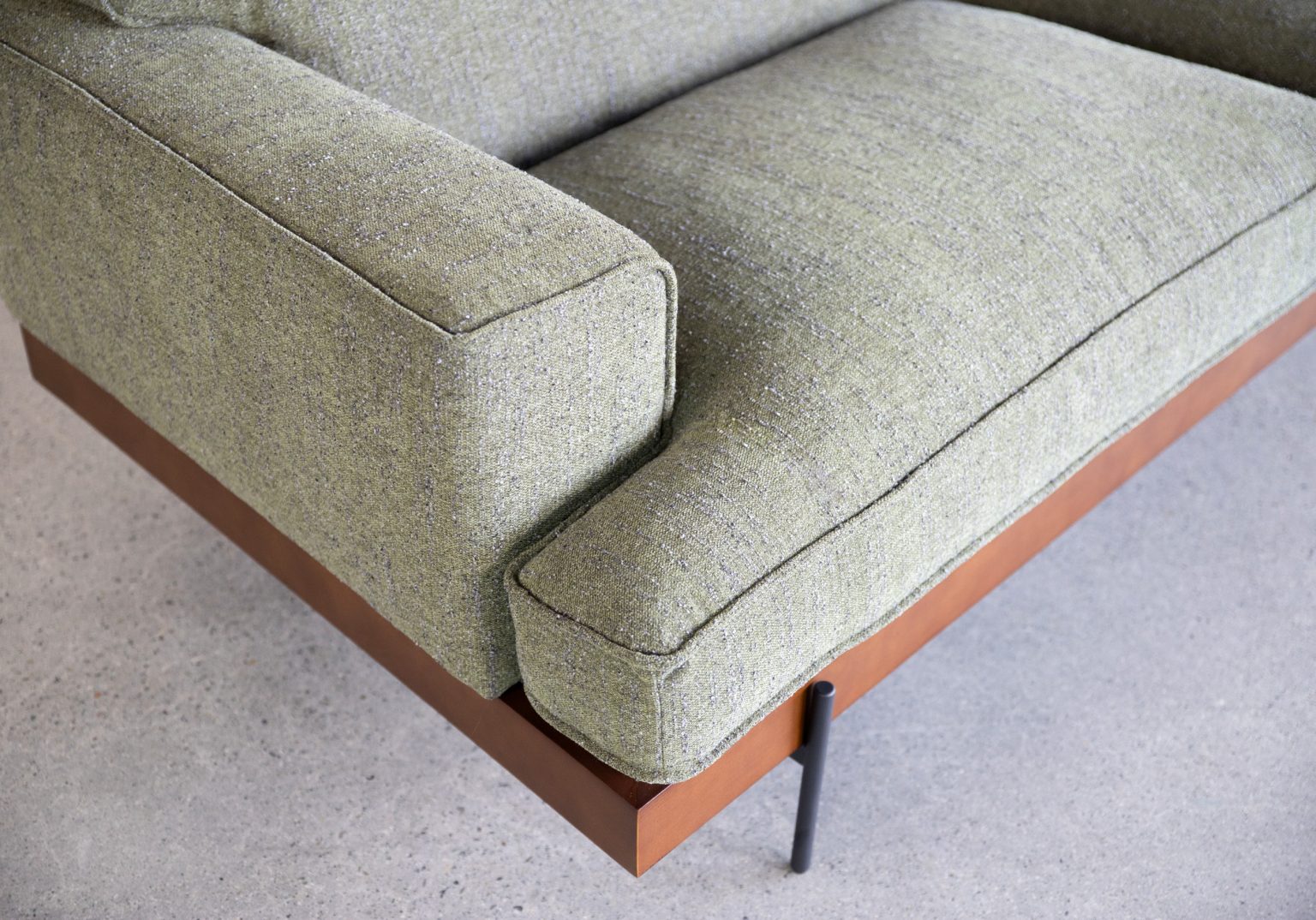 clint large fabric sofa