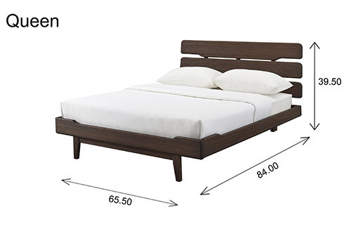 Greenington Bamboo Azara Solid Bamboo Platform Queen Bed ScanDesigns Furniture